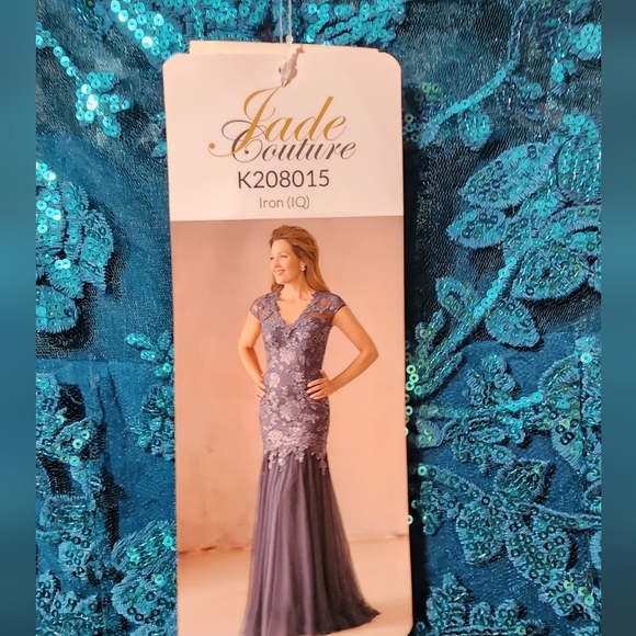 Jade Couture Gown - Picture 8 of 12